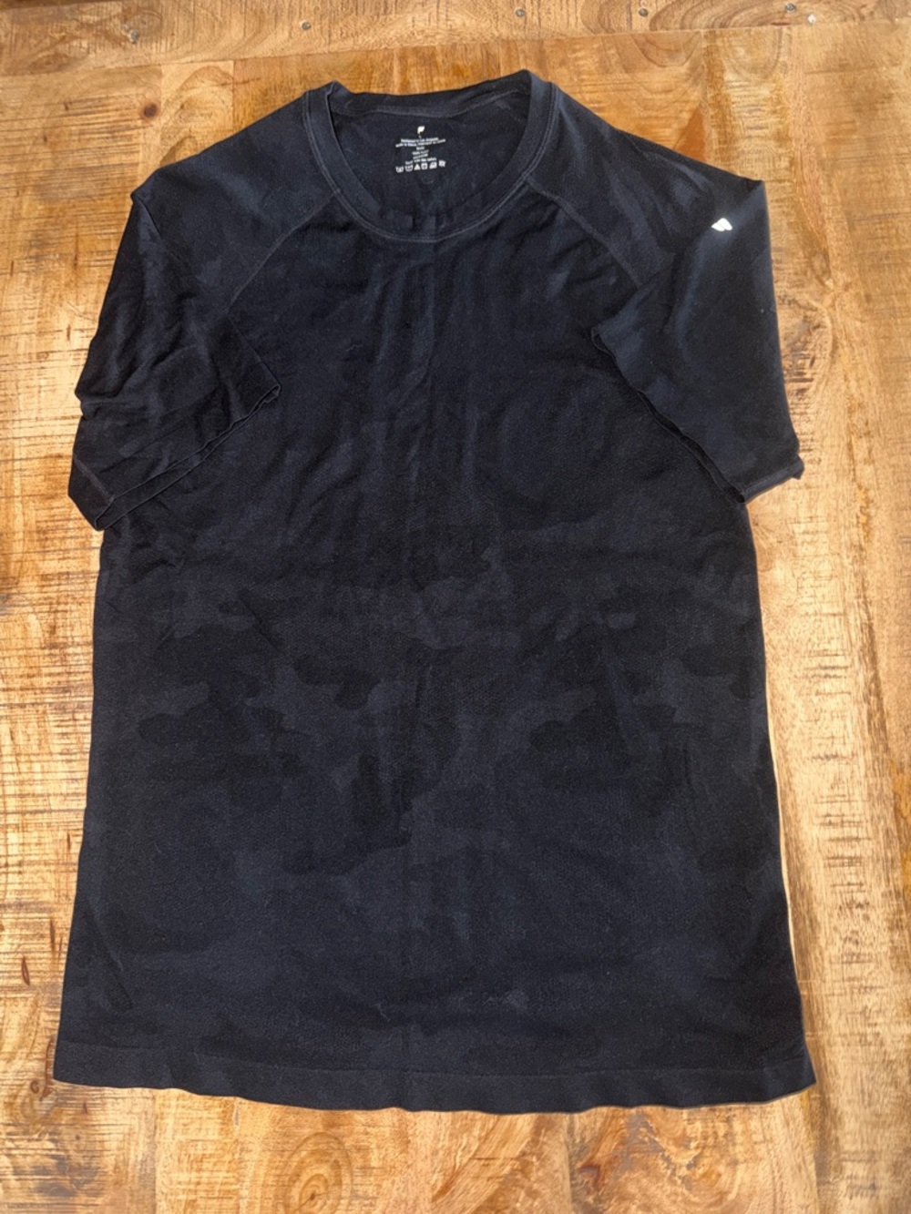Fabletics Black Short-Sleeve Performance Tee